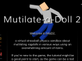 Игра Mutilate a Doll 2: Ragdoll онлајн