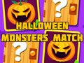 Игра Halloween Monsters Match онлајн