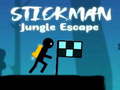 Игра Stickman Бегање од Џунглата онлајн