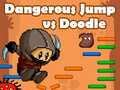 Игра Опасен Скок против Doodle Jump онлајн