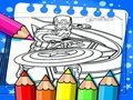 Игра Книга за бојадисување Капитен Америка онлајн