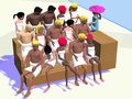 Игра Трчање во сауна онлајн