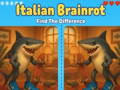 Игра Италијански Brainrot: Забележете ги разликите онлајн Игра Италијански Brainrot: Забележете ги разликите онлајн