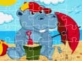Игра Пазл Хипопотам онлајн
