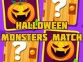 Игра Halloween Monsters Match онлајн