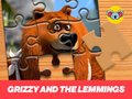 Игра Grizzy и Лемингите: Пазл планетата онлајн