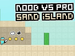 Игра Noob против Pro: Песочен Остров онлајн