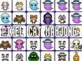 Игра Мачка Пиксели Mahjong онлајн