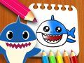 Игра Бојање книга Baby Shark онлајн