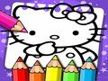 Игра Книга за обоени Hello Kitty онлајн