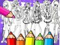 Игра Бојање Книга Monster High онлајн