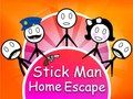 Игра Stickman: Бегање од Домот онлајн