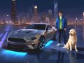 Игра Возач на Мустанг во Градот онлајн