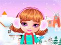 Игра Зимска Облека за Бебе Хален онлајн