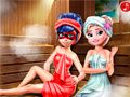 Игра Сауна Љубичка Реалността онлајн