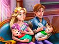 Игра Семеен ден со Рапунзел близнаците онлајн