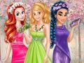 Игра Бои на пролетните принцезиски фустани онлајн
