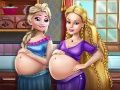 Игра Среќни Принцези Бремени Најдобри Пријателки онлајн