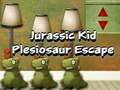 Игра Jurassic Kid: Бегање од Плезиозавар онлајн