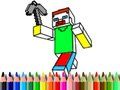 Игра Повраток во училиште: Minecraft бојат онлајн