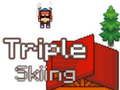 Игра Тројно Скијање 2D онлајн