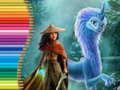 Игра Книга за бојење за Раю и Последниот Змеј онлајн