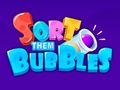 Игра Сортирајте ги меурчињата онлајн
