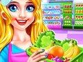 Игра Чистење на Девојката во Супермаркет онлајн