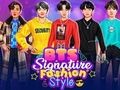 Игра BTS Подписан Моден Стил онлајн