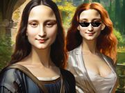 Игра Мона Лиза: Модни експерименти онлајн