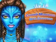 Игра Сините девојки се шминкаат онлајн
