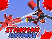 Игра Stickman Песочен Кутија онлајн