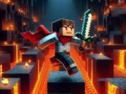 Игра Minecraft Обби онлајн