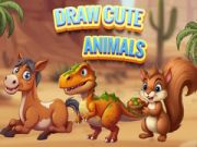 Игра Нарисувајте Симпатични Животни онлајн