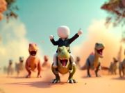 Игра Stickman: Арена на Диносауруси онлајн
