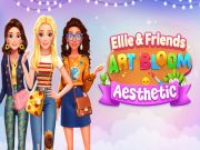 Игра Ели и пријатели естетика уметност цветни онлајн
