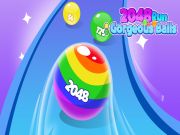 Игра 2048 лансираат прекрасни топки онлајн