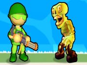 Игра Залепените уништуваат зомби онлајн