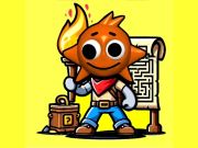 Игра Skrunks: факели во лавиринтот онлајн