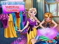 Игра Чистење на гардеробата на Леденото кралство онлајн Игра Чистење на гардеробата на Леденото кралство онлајн