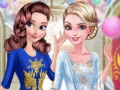 Игра Танцот на Анна и Елза во Арендел онлајн