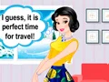 Игра Зимска патување на принцезите онлајн