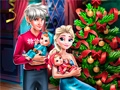 Игра Рождество на семејството на Елза онлајн Игра Рождество на семејството на Елза онлајн