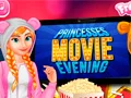 Игра Филмска вечер за принцези онлајн