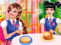 Игра Принцези: Готвење на Бургер онлајн