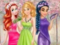 Игра Бои на пролетните принцезиски фустани онлајн