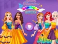 Игра Дизни принцези: Дугини фустани онлајн