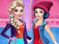Игра Зимски активности на принцезата онлајн