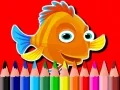 Игра Повраток во училиштето: Книга за бојки на риби онлајн