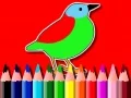 Игра Враќање во училиштето: Книга за боење птици онлајн